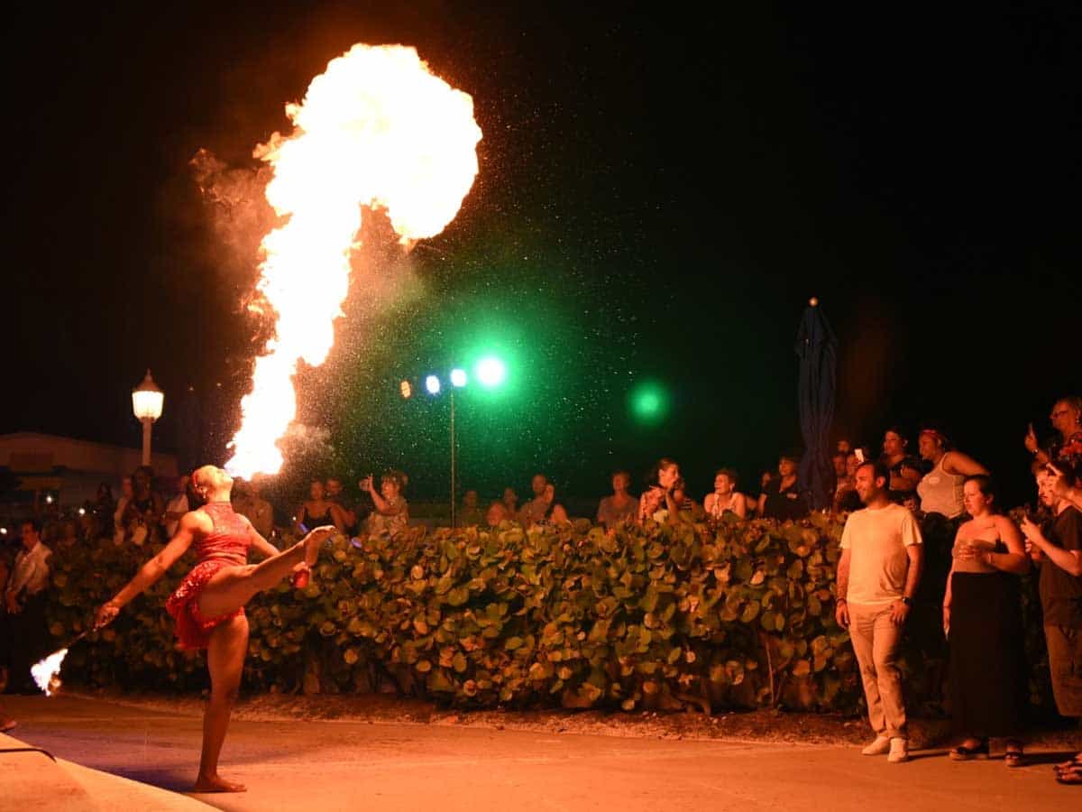 Fire show bahamas the falcons entertainment