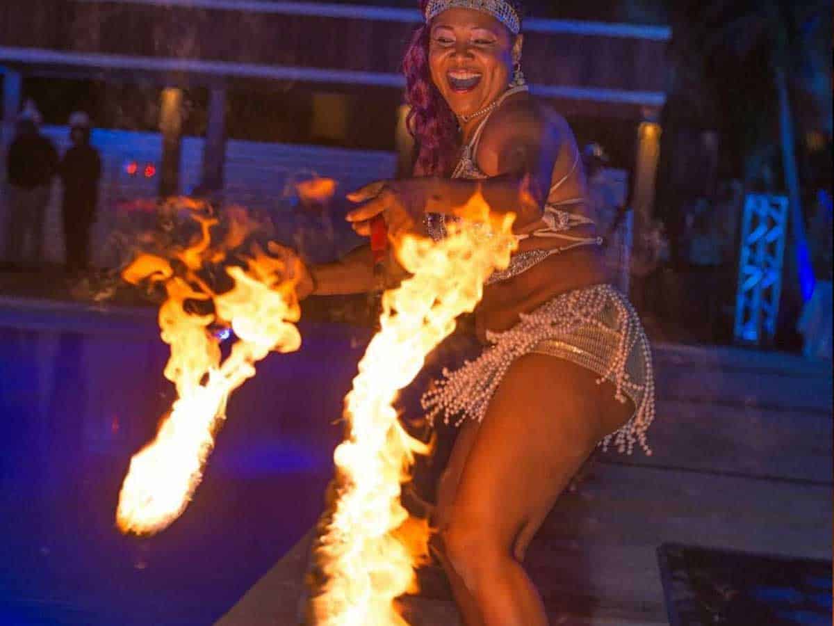 Fire show bahamas the falcons entertainment