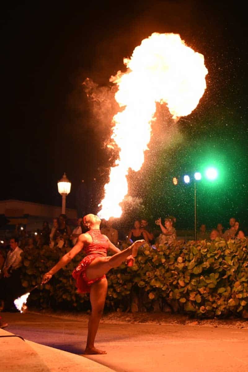 Fire show bahamas the falcons entertainment