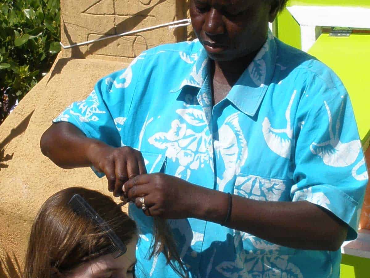 Hair braider bahamas event the falcons entertainment