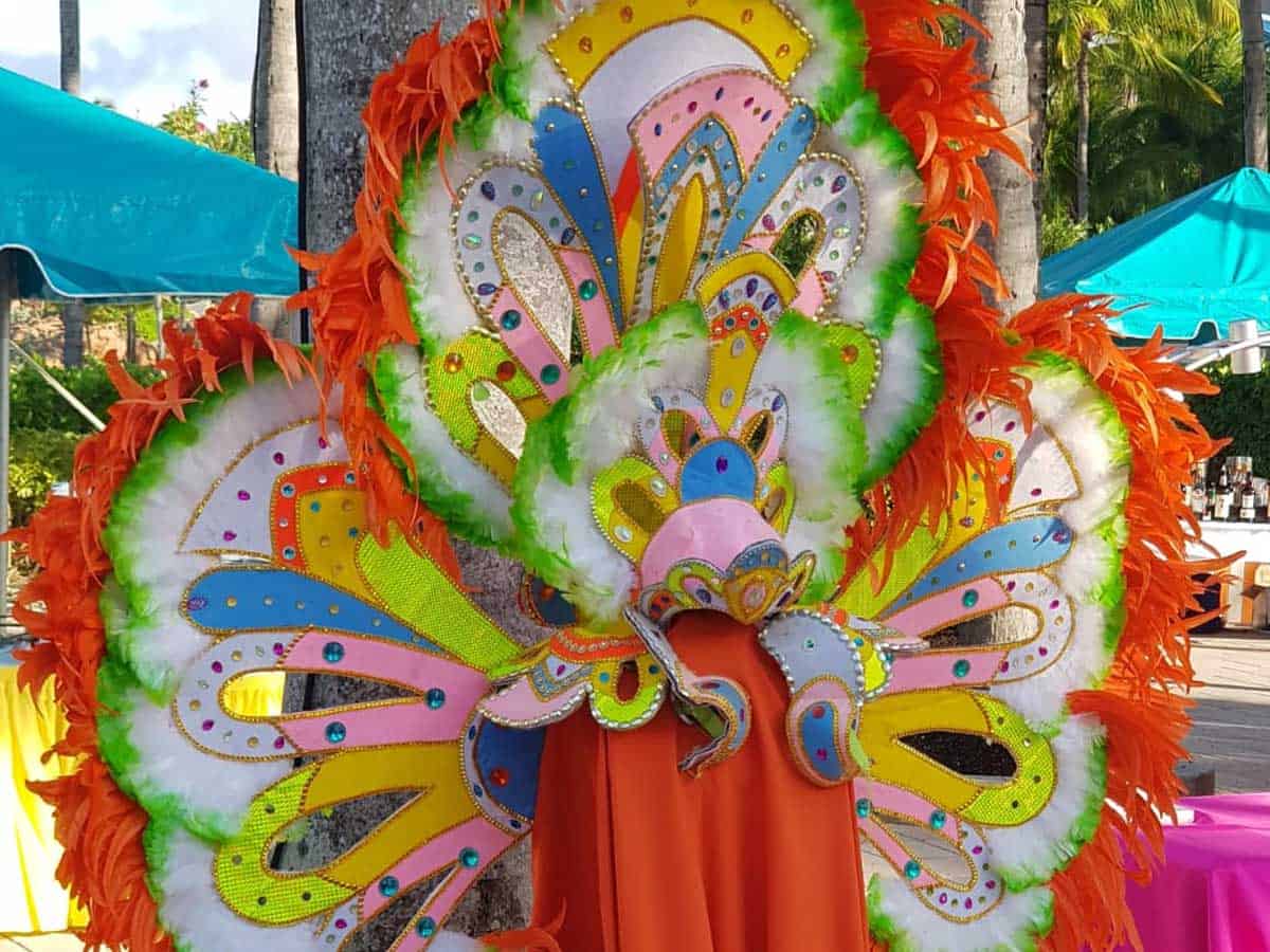Junkanoo display piece bahamas event the falcons entertainment