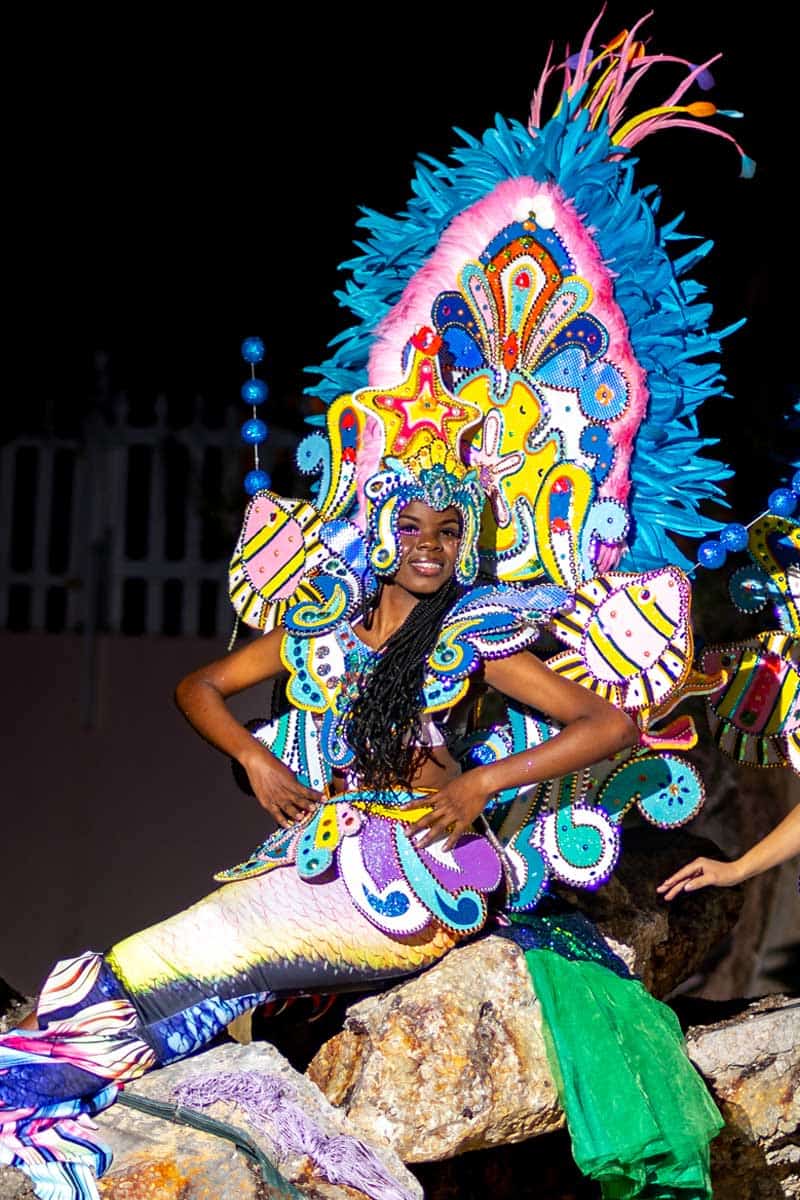 Junkanoo mermaid bahamas event the falcons entertainment