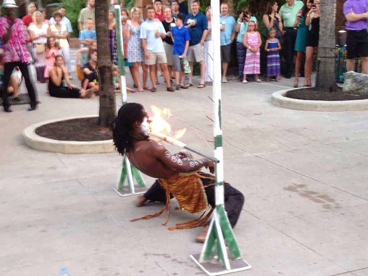 Limbo dancer bahamas event the falcons entertainment