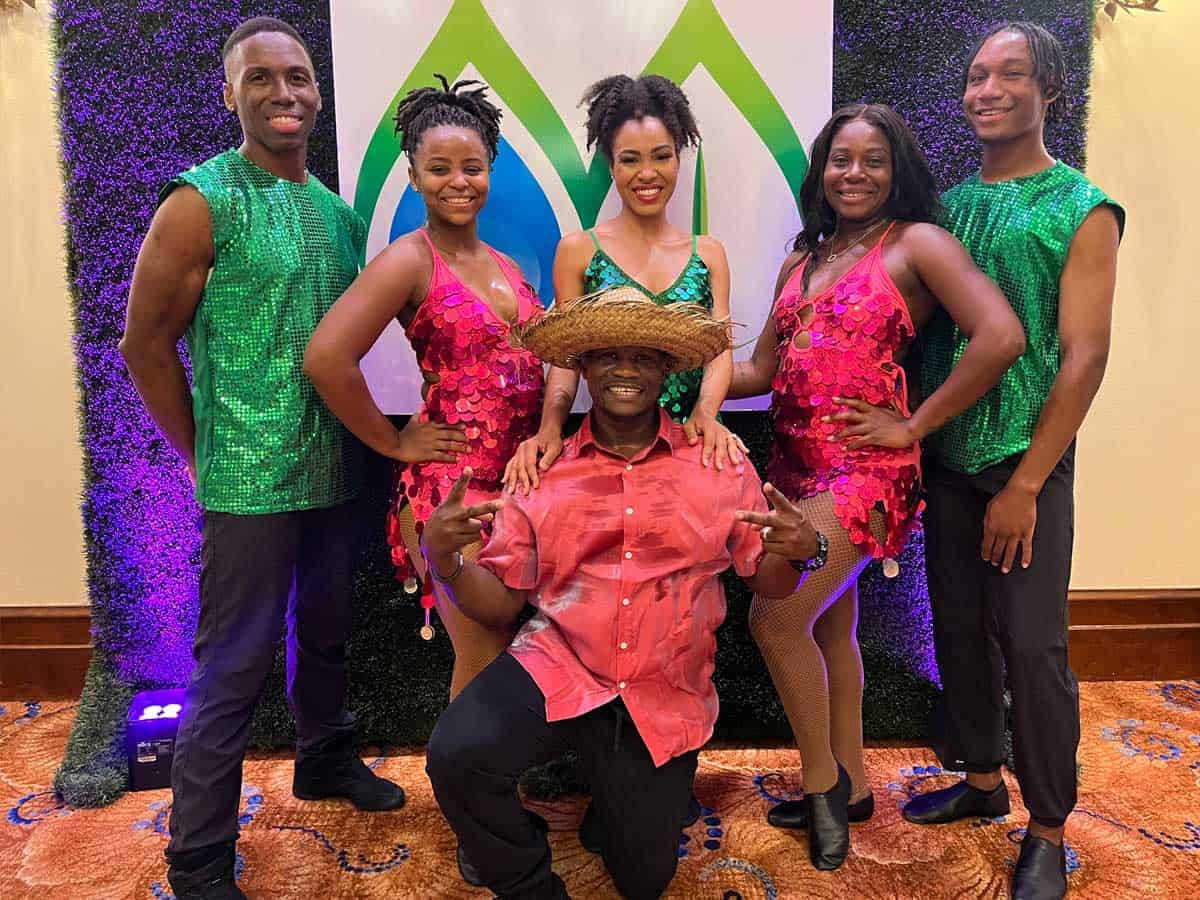 Live dancers bahamas event the falcons entertainment