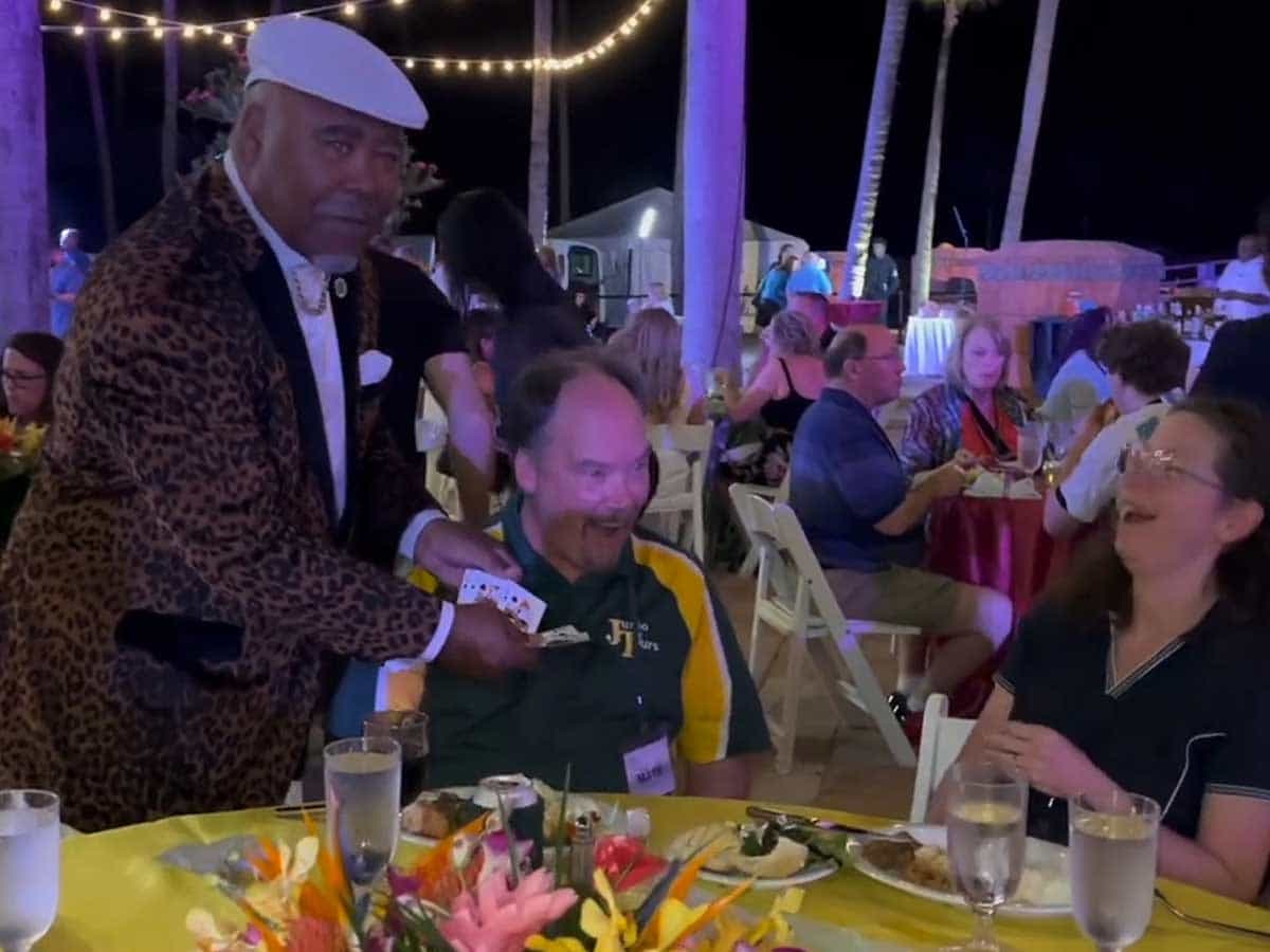 Magician bahamas event the falcons entertainment