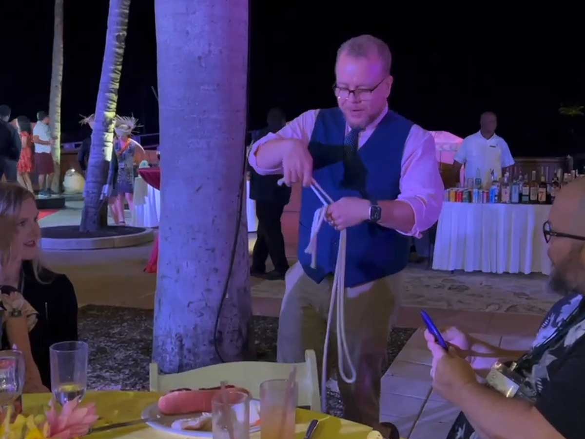 Magician bahamas event the falcons entertainment