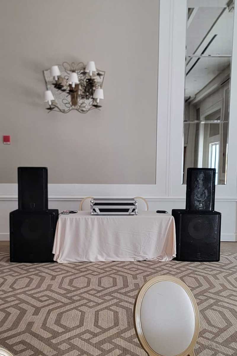 Sound equipment bahamas event the falcons entertainment