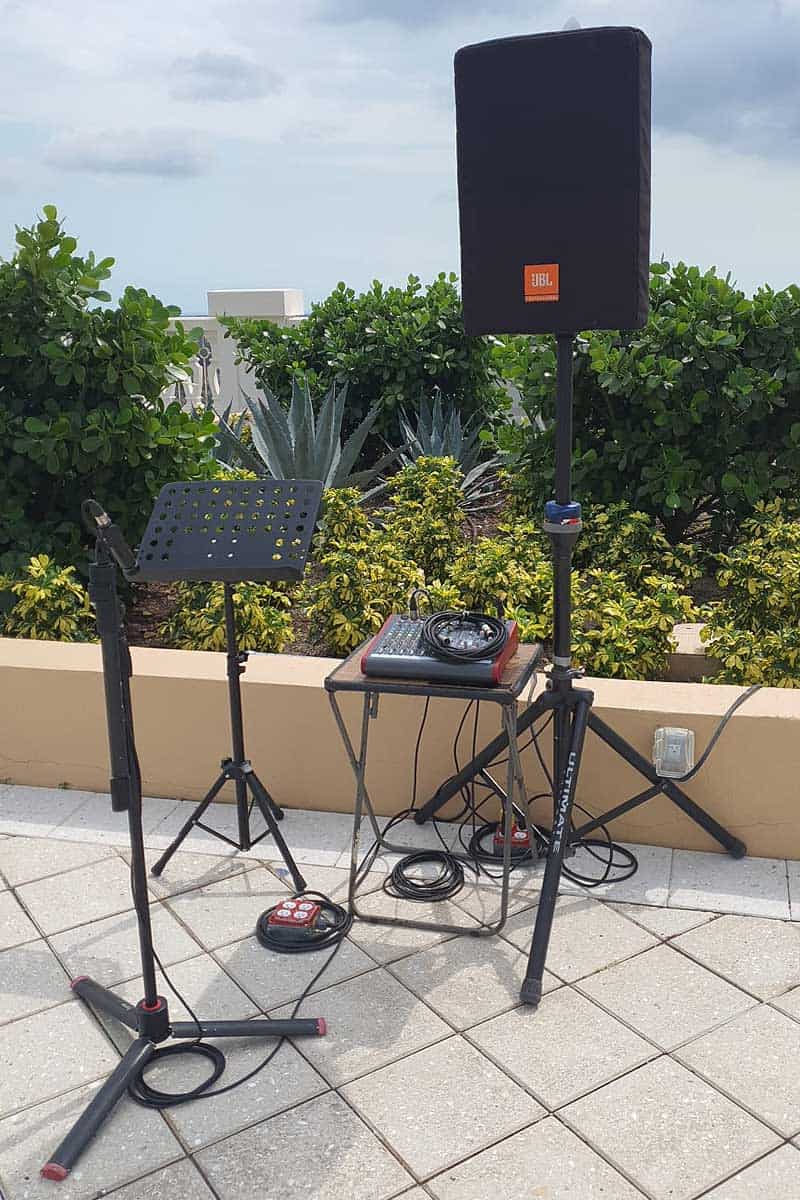 Sound equipment bahamas event the falcons entertainment