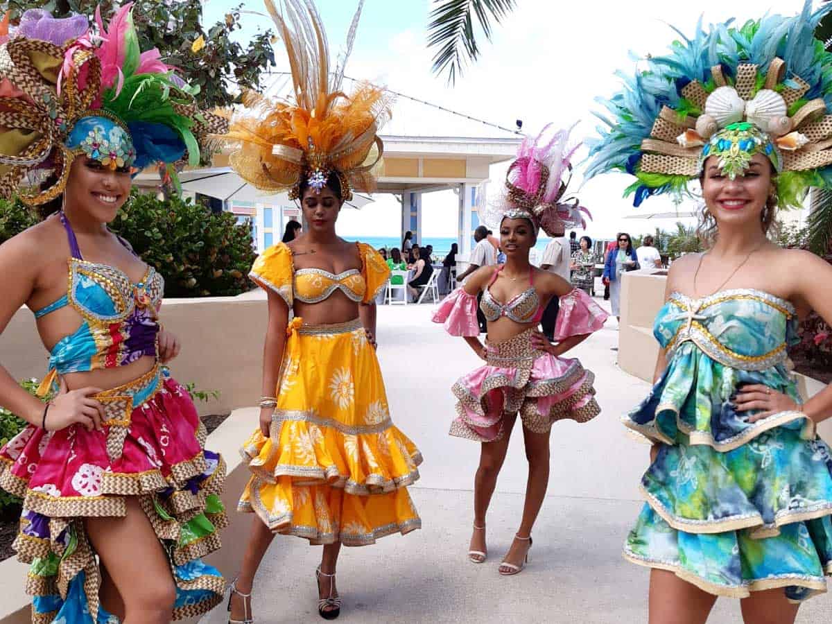 Tropical event greeter bahamas event the falcons entertainment